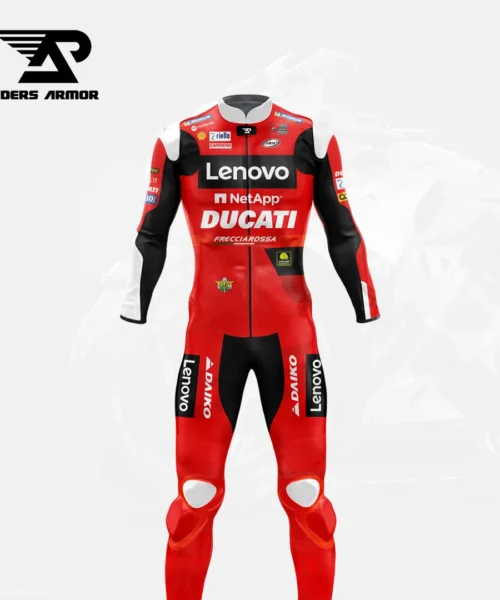Francesco Bagnaia Ducati Biker Racing Leather Suit