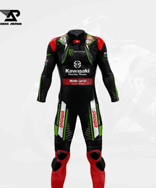 Kawasaki Leon Haslam 2019 Cowhide Motorcycle Suit